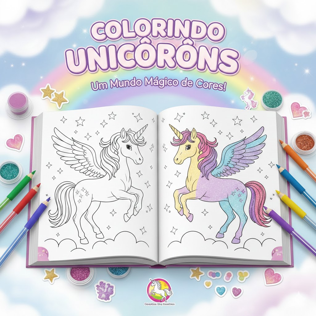 Colorindo Unicórnios